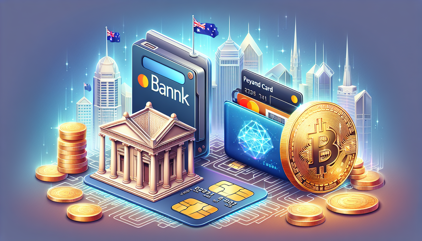 Illustration of secure payment methods in australia